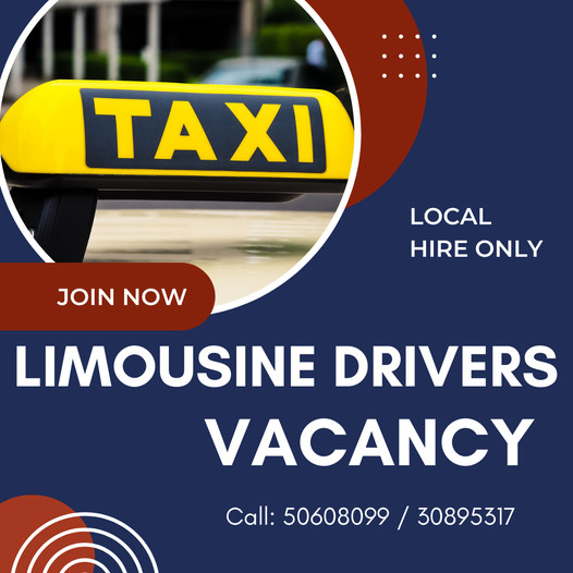Looking for Drivers with the car or without car for Limousine