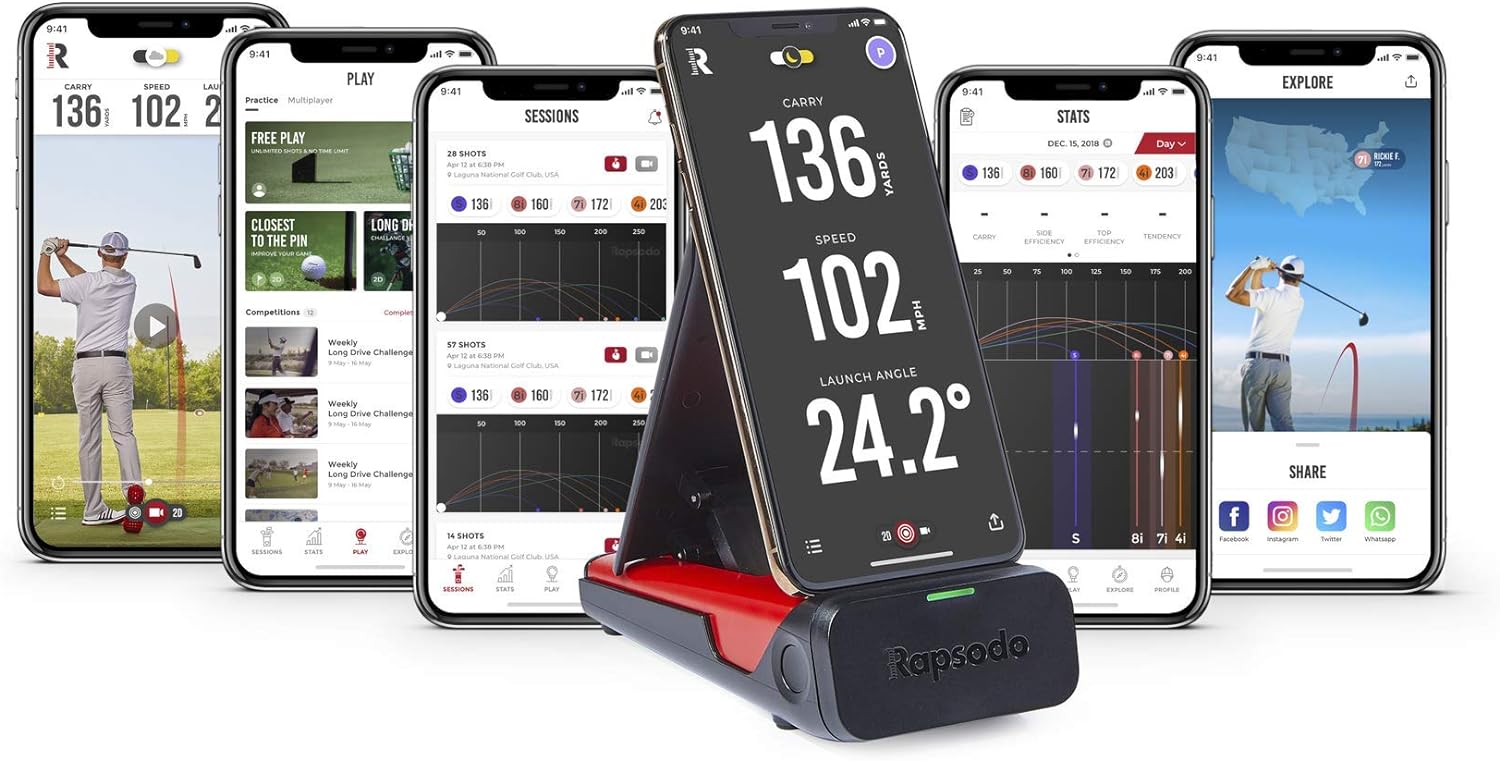 Rapsodo Mobile Launch Monitor for Golf Indoor