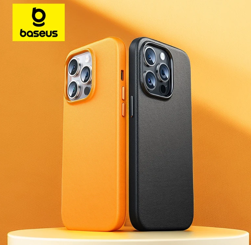 Baseus PU Leather Magnetic Case for iPhone