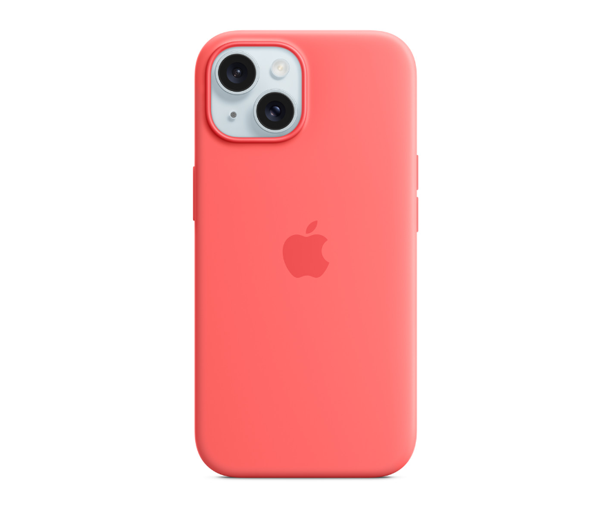 iPhone 15 Silicone Case Enhanced with MagSafe Technology