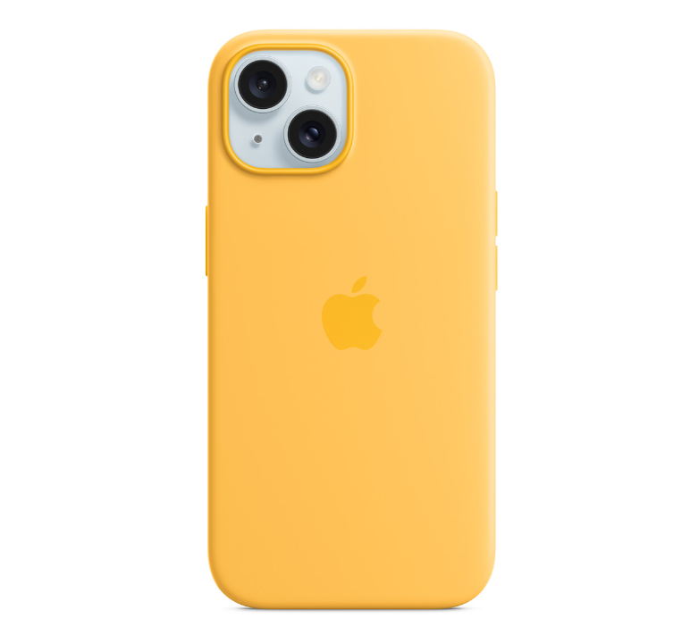 iPhone 15 Silicone Case Enhanced with MagSafe Technology
