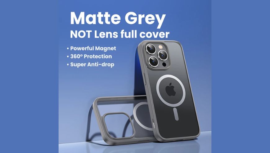 UGREEN Matte Magnetic Case for iPhone 15 Pro Max