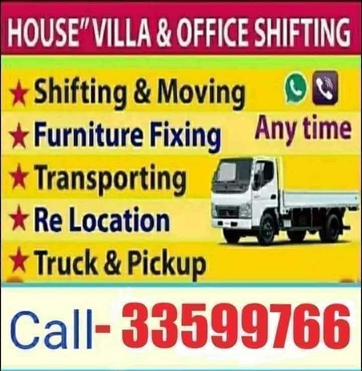 Qatar movers packers Carpenter transportation