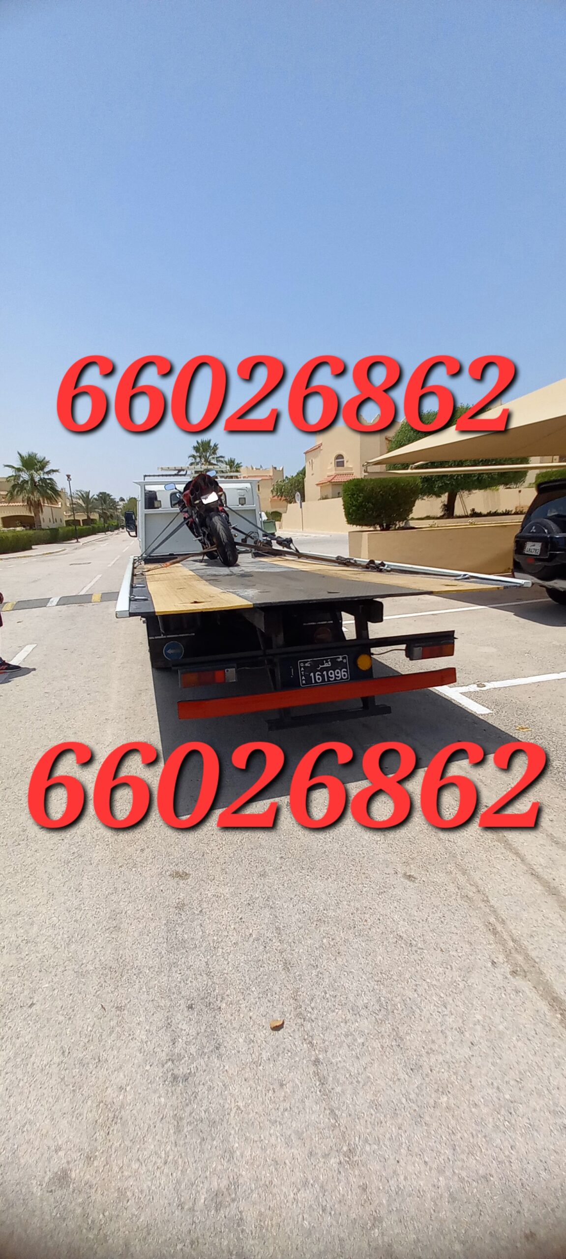 Bike Towing Service Qatar Bike Towing Service near me Call us 66026862