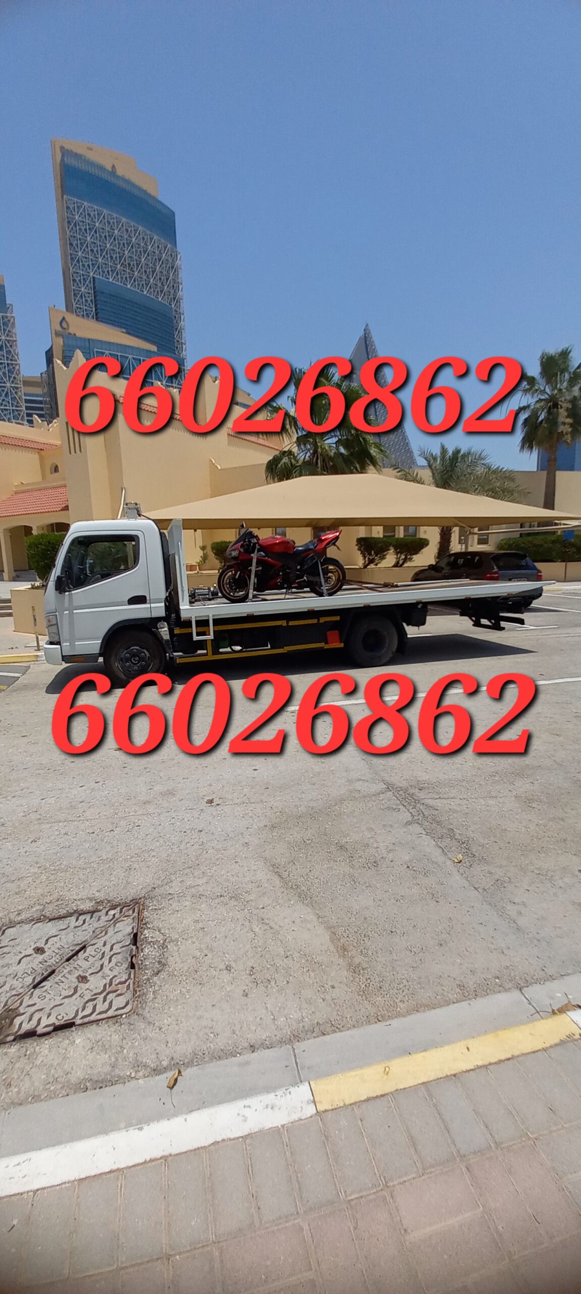 Bike Towing Service Qatar Bike Towing Service near me Call us 66026862